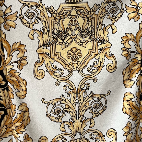 London Times Black & Gold Polyester Dress Women’s Size 14 - Picture 9 of 15